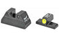 Trijicon HD Tritium Sight |  Fits Colt 1911 |  Orange Outline |  Novak Low Mount Dovetail Cut