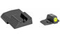Trijicon HD Night Sights |  Fits H&K .45C/.45C Tactical/P30/P30L/VP9 Models |  Not Compatible with Optics Ready VP9 |  Orange Front Outline |  Front/Rear