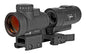 Trijicon MRO HD |  Red Dot |  1X25 |  68MOA Circle With 2MOA Center Dot |  Black |  Full Co-Witness Mount  |  3X Magnifier With Adjustable Height Quick Release |  Flip to Side Mount