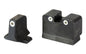 Trijicon Bright & Tough |  Tritium Night Sight |  Green 3 Dot |  Suppressor Height |  Matte Finish |  Black |  Fits - 9MM/.357SIG Models |  P225/P226/P228/P239/P320