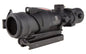 Trijicon ACOG |  4x32 |  Dual Illuminated Green Chevron |  ARMY Rifle Combat Optic (RCO) for the M150 |  With TA51 Mount