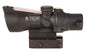 Trijicon ACOG |  3X24mm |  Dual Illuminated Red Horseshoe/Dot 223/55 Grain |  Includes Q-LOC Mount |  Matte Finish |  Black