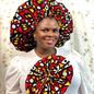 Duma Mbili 2XL Kente Silk Lined African Print Bonnet
