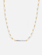 Worthy Letter Necklace
