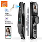 Tuya Fully Automatic Smart Door Lock with 3D Face & Fingerprint Recognition Security for Aluminum & Wood Doors Wifi Connected