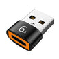 6A USB To Type C OTG Adapter 120W USB-C Male To Type-c Female Charger Converter for Macbook Samsung Data Transfer 1pc 2pcs