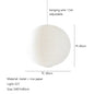 Modern Minimalist White Rice Paper Ball LED Chandelier Restaurant Tea Room Living Room Bedroom Pendant Lamp Home Decor Lighting