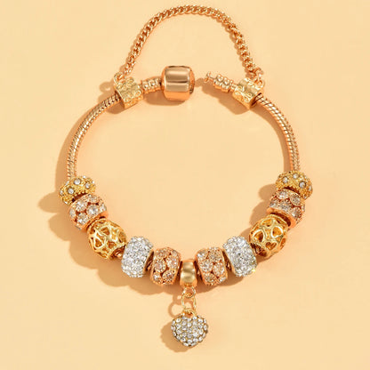 1 Women's Fashion Panjiadorado Element Love Bracelet, Suitable for Dating, Travel Banquets, Parties, Festivals, Fashion Gifts