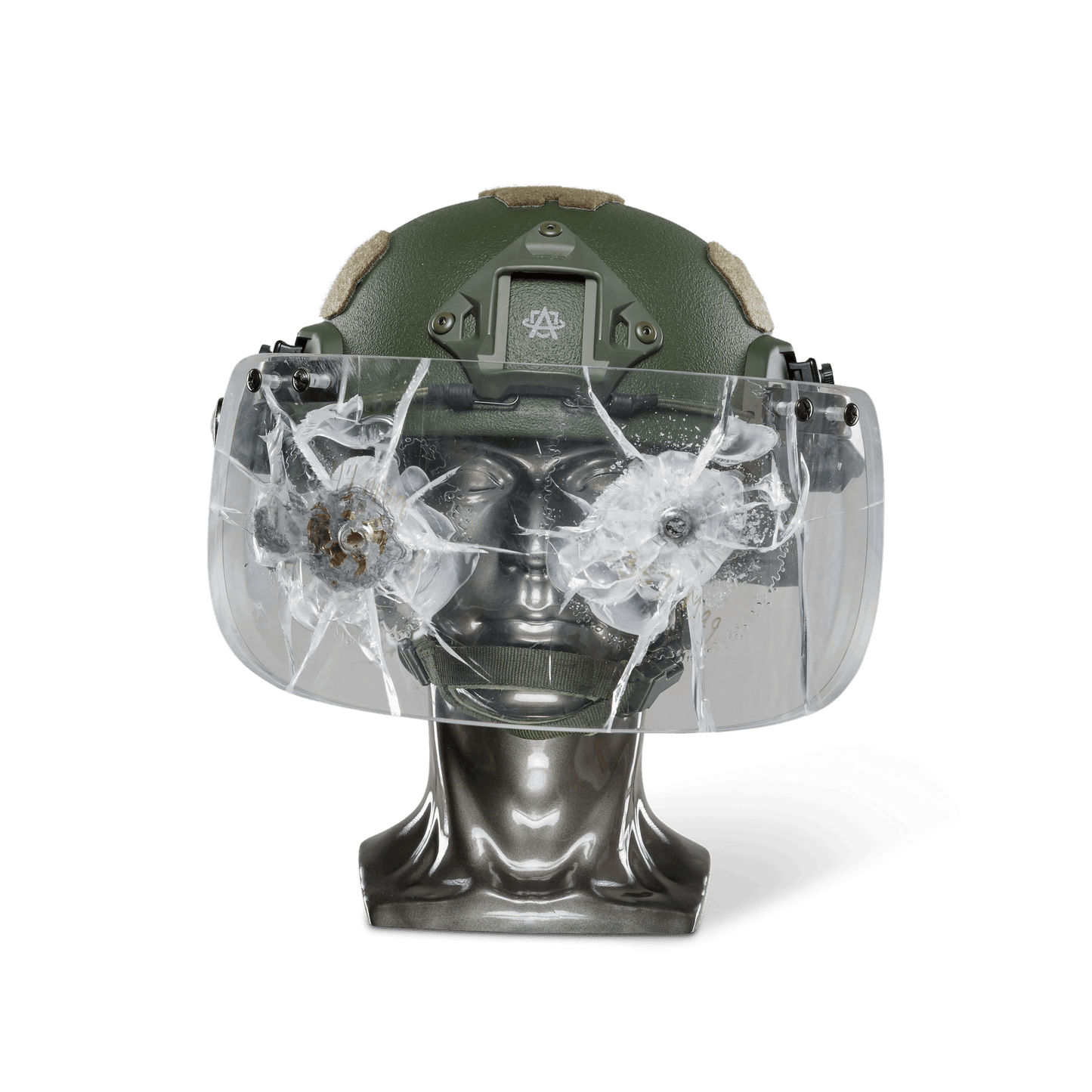 Ballistic Helmet with Face Shield | NIJ Level IIIA+