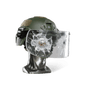 Ballistic Helmet with Face Shield | NIJ Level IIIA+