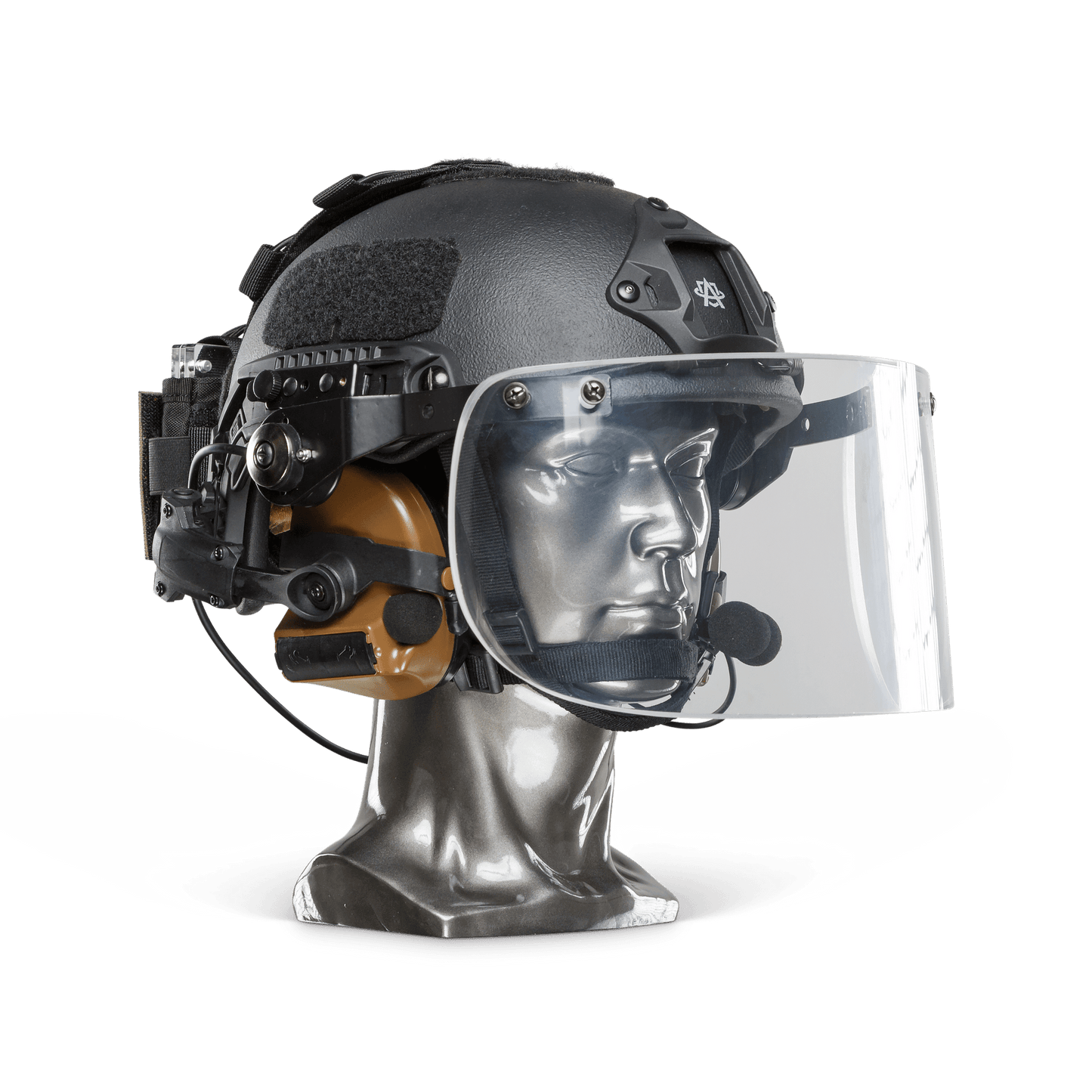 Ballistic Helmet with Face Shield | NIJ Level IIIA+