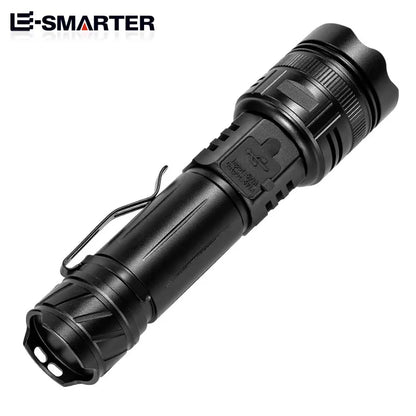 High Power LED Flashlight Type-C USB Rechargeable Long Range Tactical Torch Strong Light Lamp Outdoor Ultra Powerful Flash Light