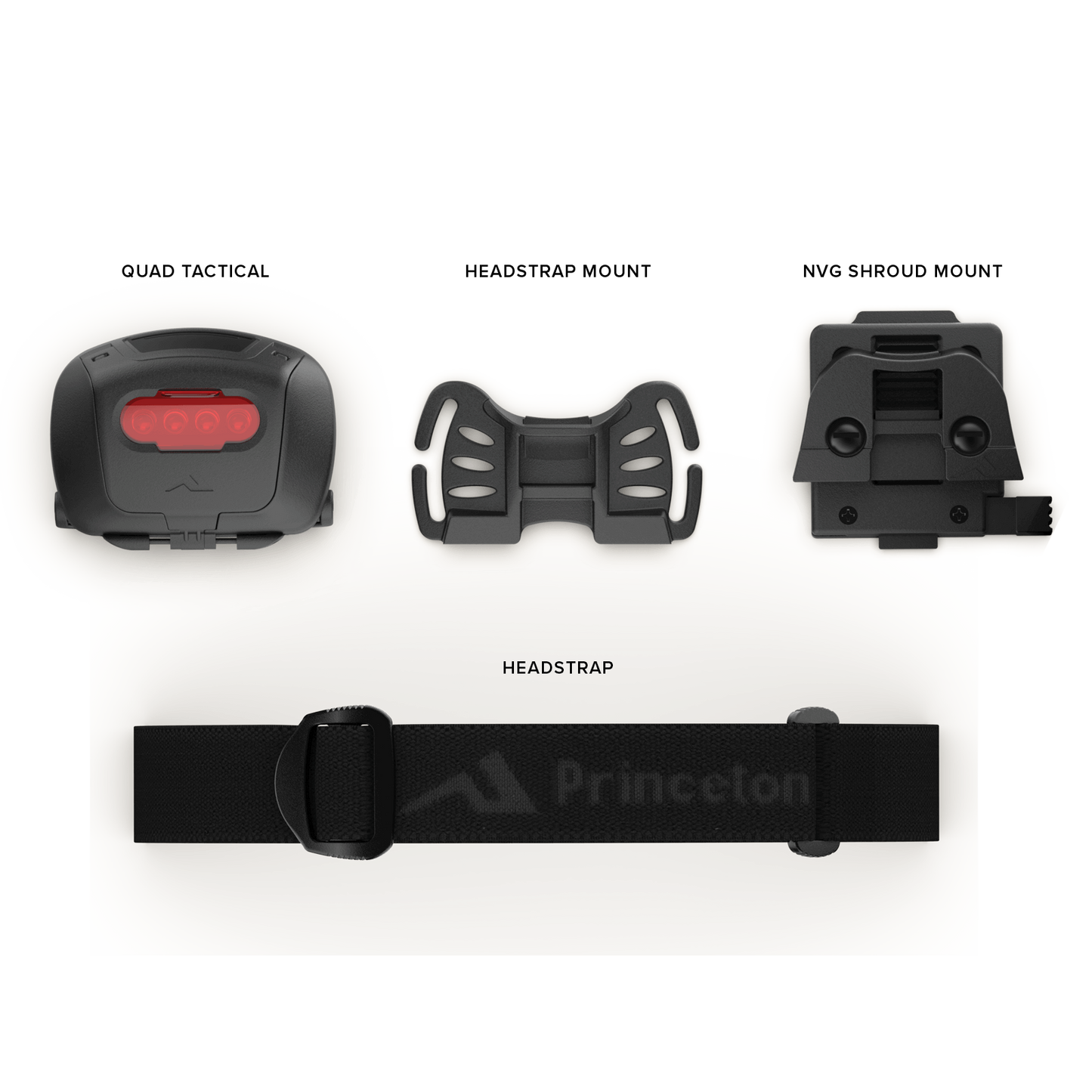 Princeton Tec Quad Tactical MPLS | 78 Lumens Headlamp | Made in USA