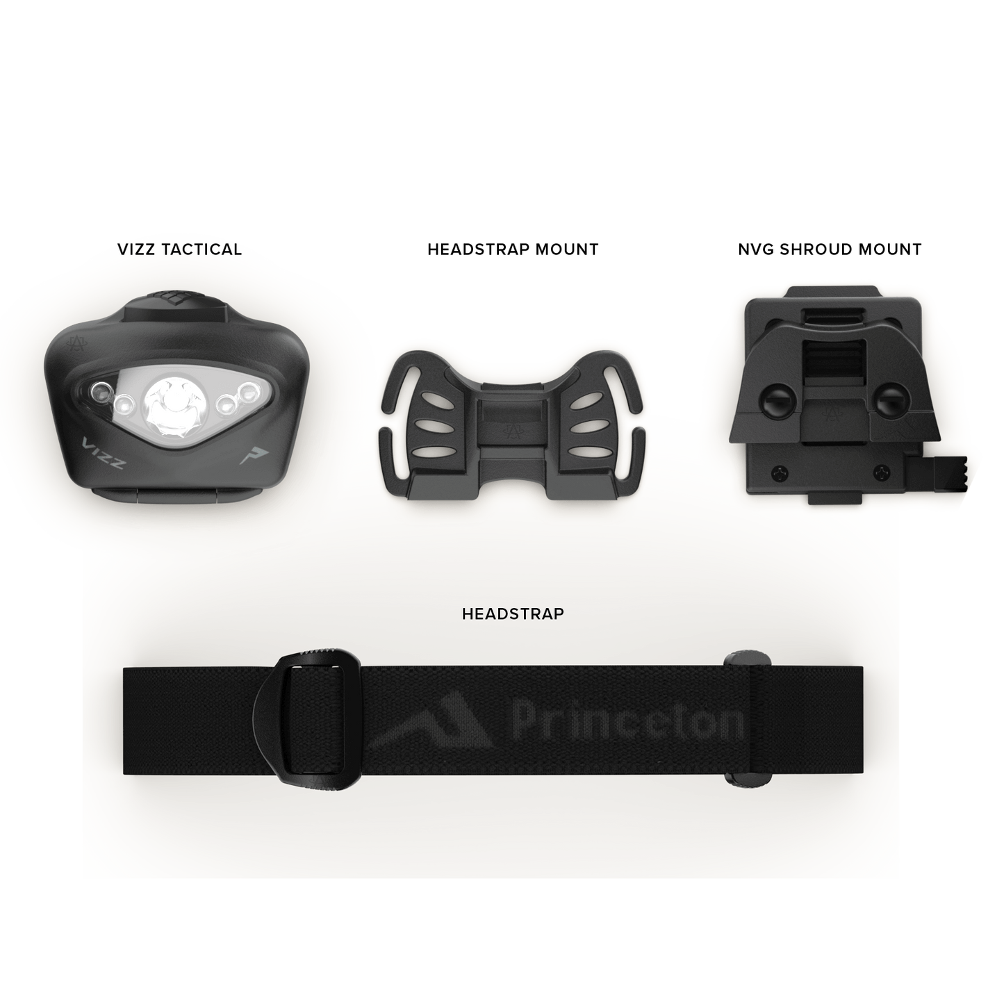 Princeton Tec Vizz Tactical MPLS | 550 Lumens Headlamp | Made in USA