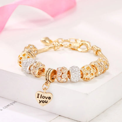 1 Women's Fashion Panjiadorado Element Love Bracelet, Suitable for Dating, Travel Banquets, Parties, Festivals, Fashion Gifts