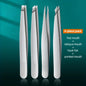 Ouriner Eyebrow Tweezers Set 4 Pcs Stainless Steel Eyebrow Forceps Professional Beauty Tool Set For Facial Hair Inward Growing