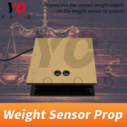 Weight Sensor Prop Escape Room Puzzle Put the object with correct weight on the sensor to open lock secret chamber room YOPOOD