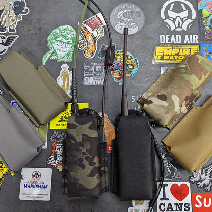 Esstac Baofeng Radio Pouch | with 2 Malice Clips
