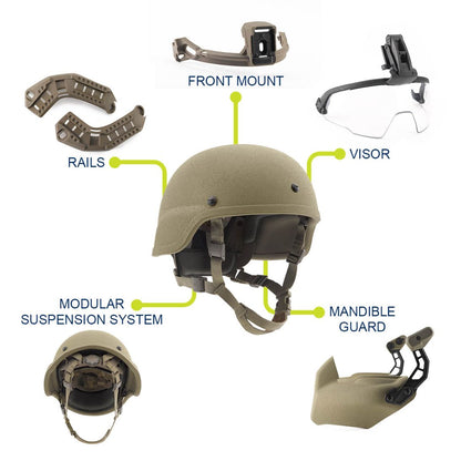 Galvion Viper Standard Visor | Clear Lens