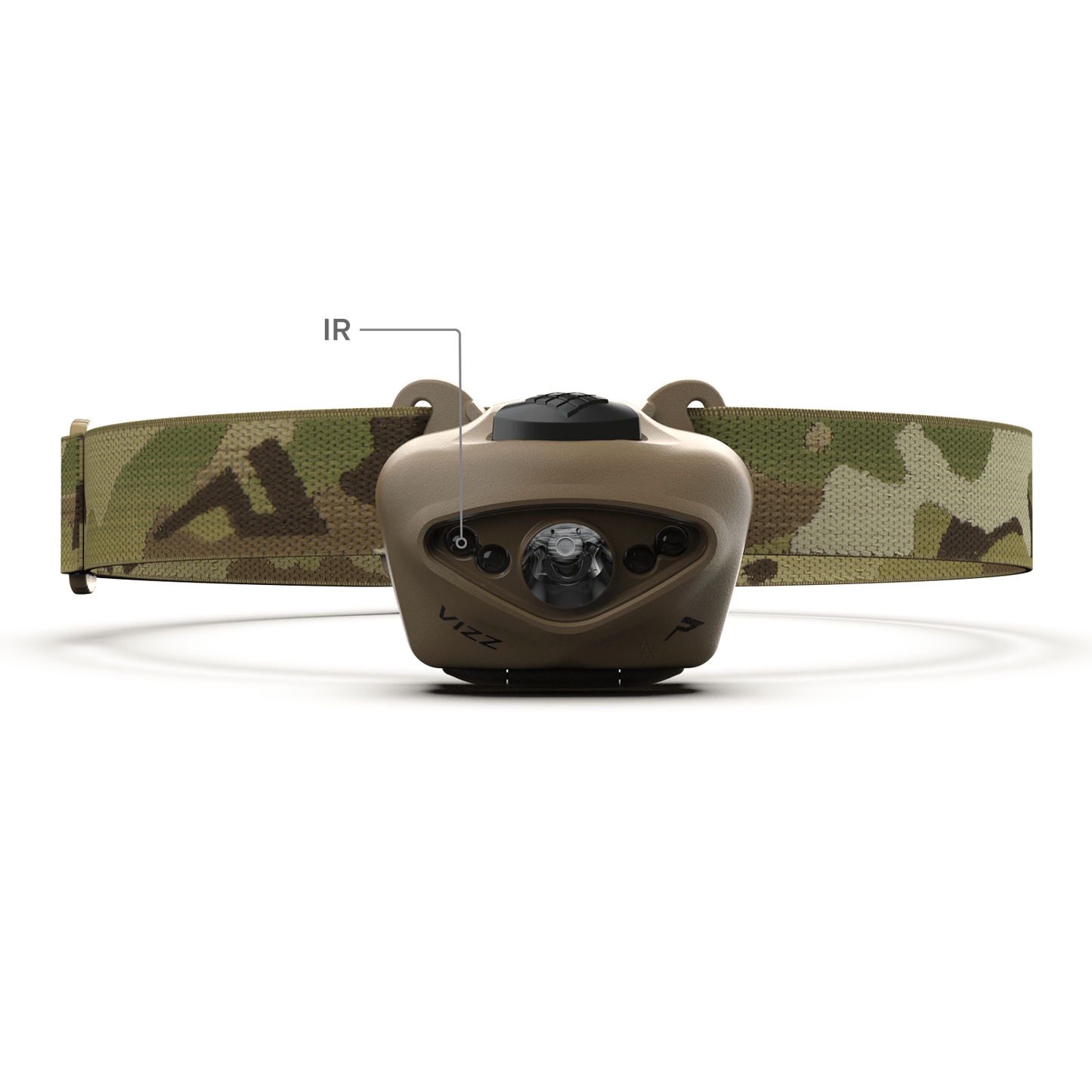 Princeton Tec Vizz Tactical MPLS | 550 Lumens Headlamp | Made in USA