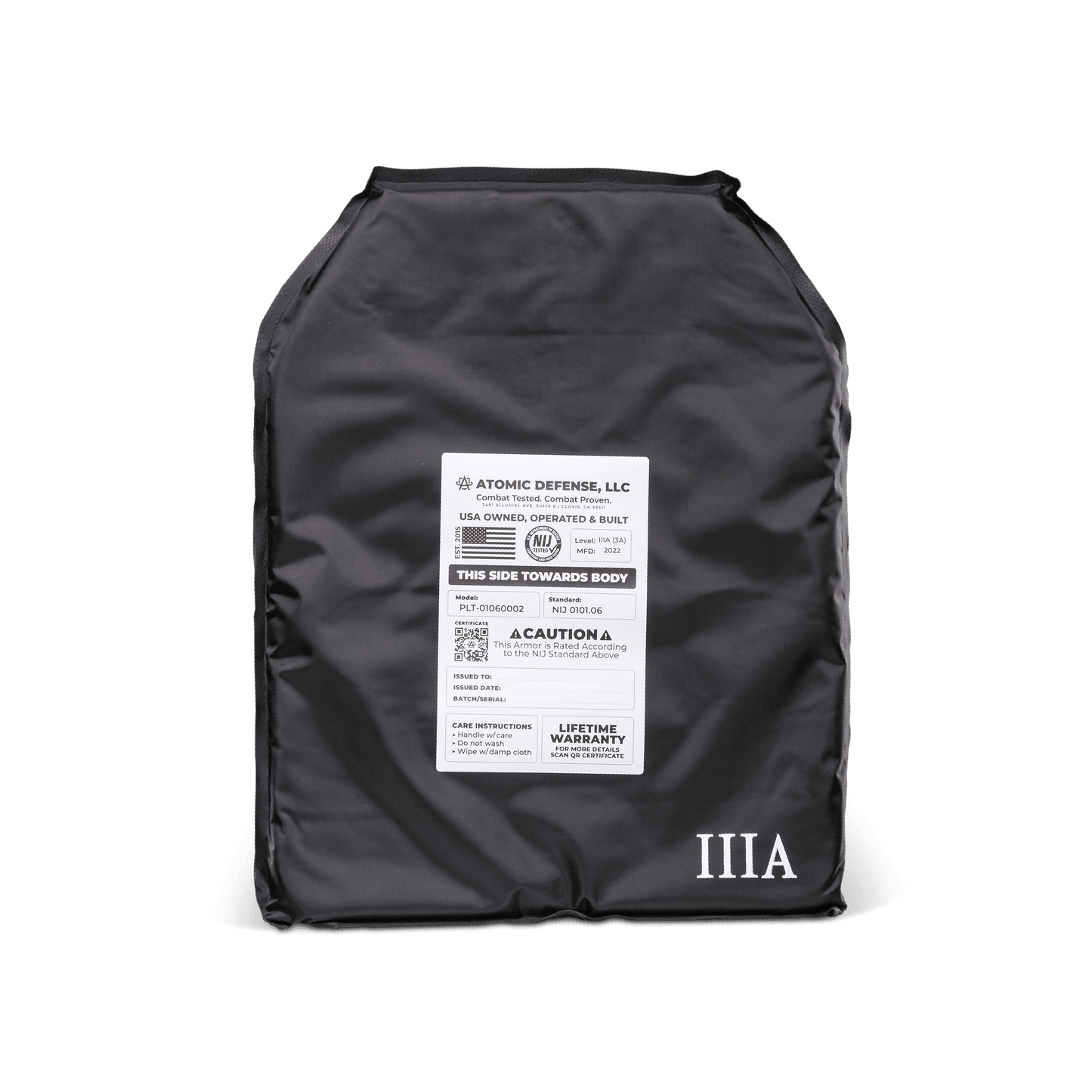 NIJ Level IIIA+ Body Armor Plates | ESAPI | Hard & Soft