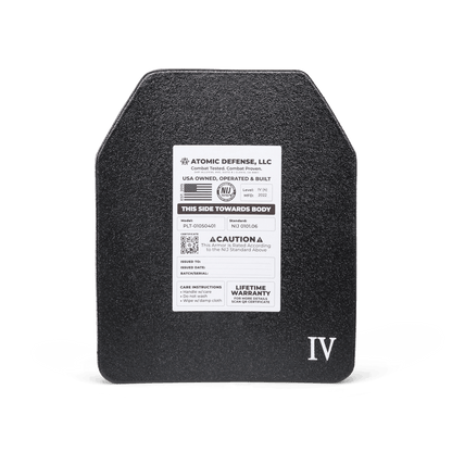 NIJ Level IV Body Armor Plate | ESAPI/XSAPI