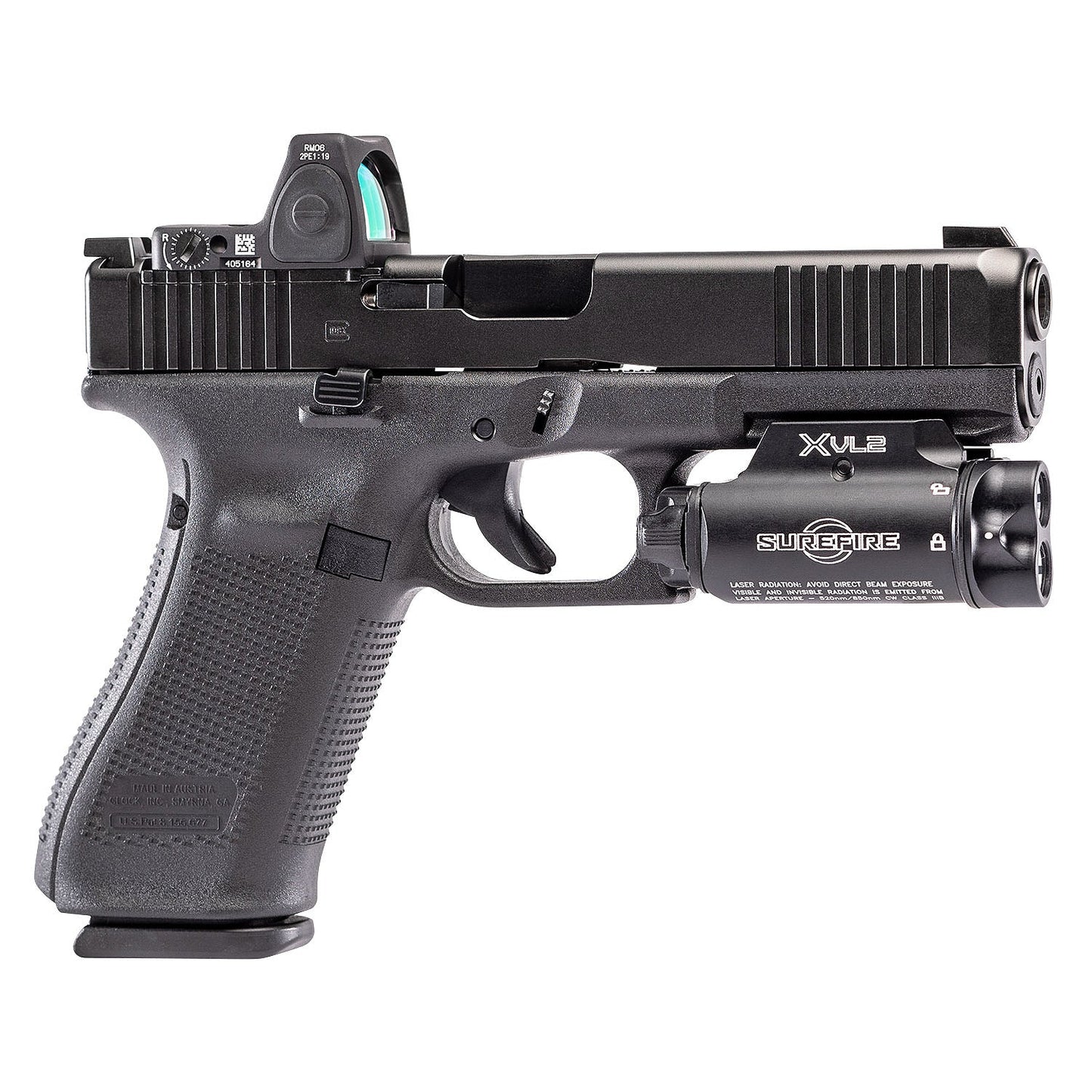 SureFire XVL2 | WeaponLight & Laser | w/ 177ft Reach, 840 Candela & 400 Lumen