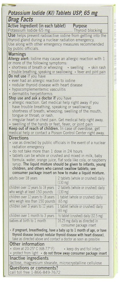 Thyrosafe | Potassium Iodide Tablets | 65 MG
