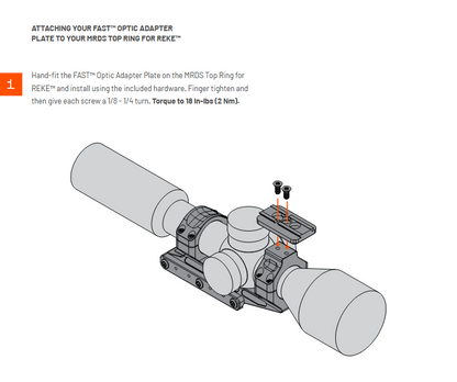 Unity Tactical REKE Scope Mount | 1.54” Optical Centerline | Available in 30, 34 & 35mm Ring Sizes