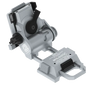 Wilcox G24 | Dovetail Mount for NVGs w/ Breakaway Safety for Neck Injury Prevention
