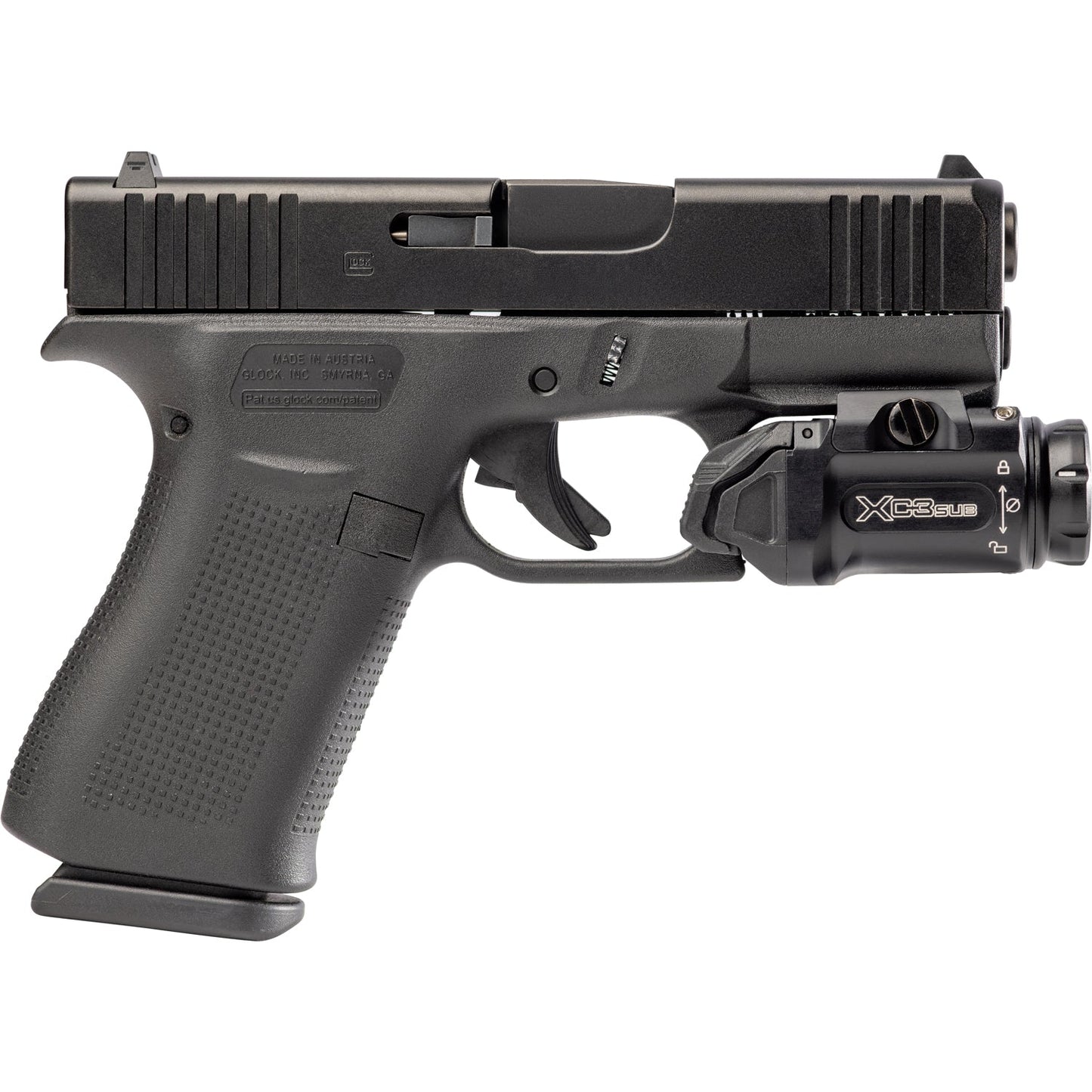 SureFire XC3 Sub Weaponlight | w/ 13,000 Candela & 1000 Lumens | Fits TLR7 Sub Holsters